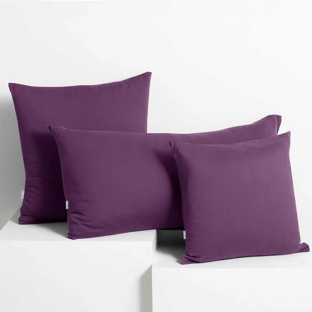Violetiniai pagalvių užvalkalai, 3 vnt. rinkinys