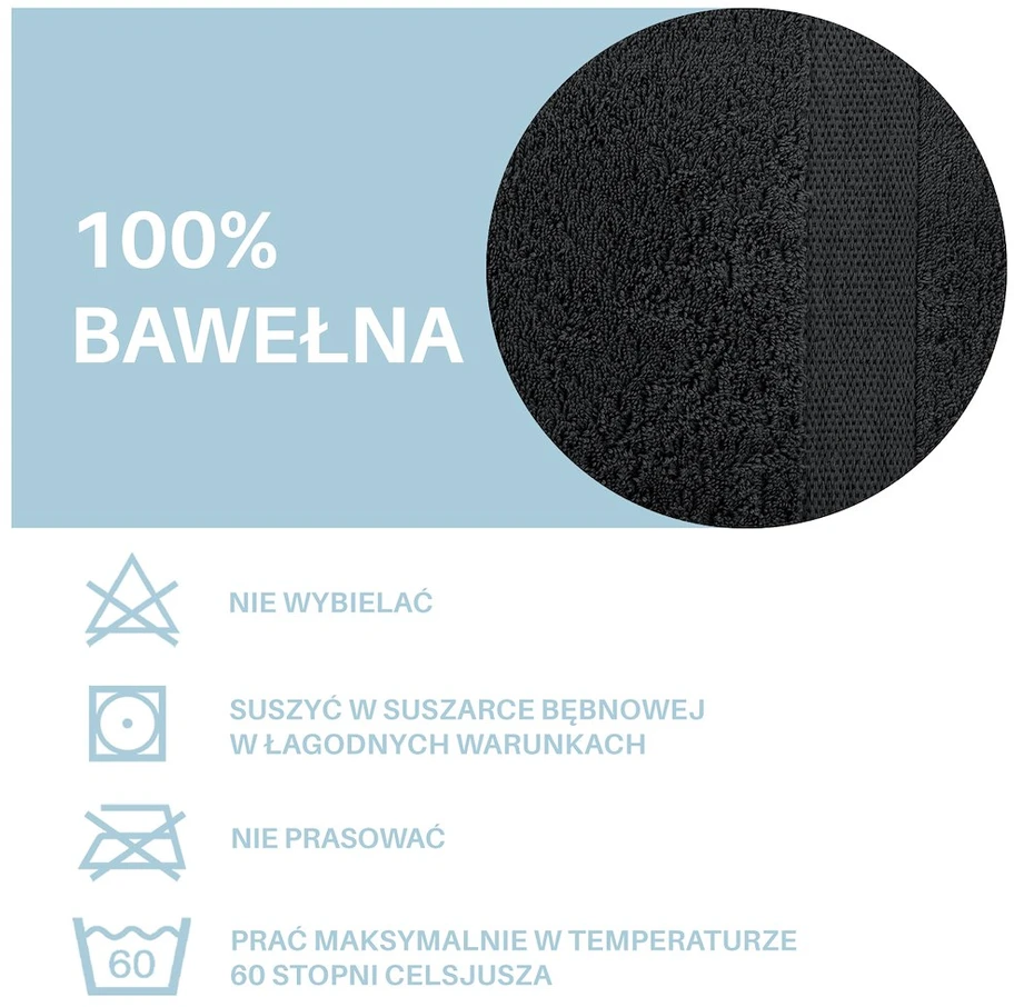 Rankšluostis DecoKing Marina 50x100 cm, spalva: pilka