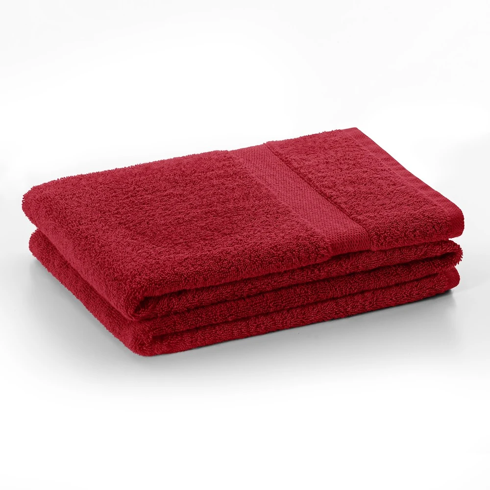 Rankšluostis Rankšluosčių rinkinys 2 vnt. 70x140 ir 2 vnt. 50x100 bordo spalvos