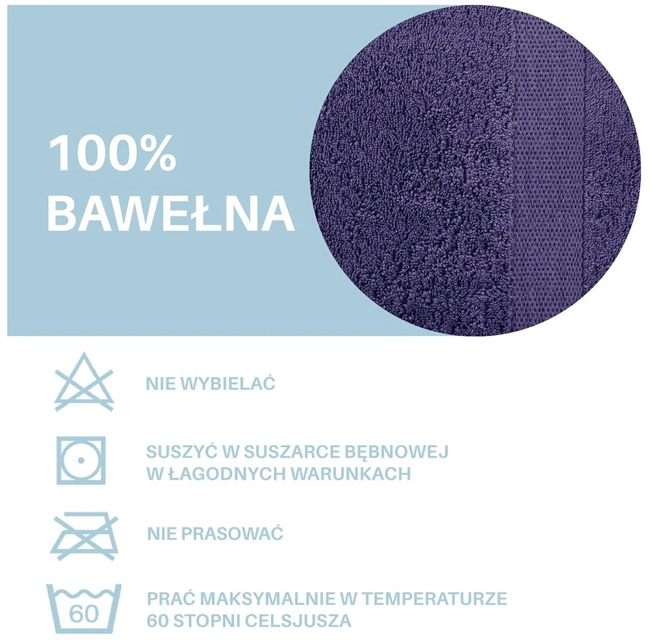 Rankšluostis DecoKing Rankšluosčių rinkinys 70 × 140 cm ir 50 × 100 cm MARINA PUR