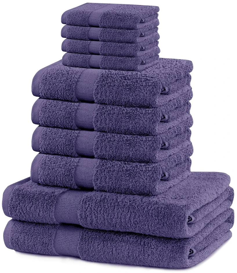 DecoKing Rankšluosčių rinkinys, 100% medvilnė, 70x140 cm (2 vnt.), 50x100 cm (4 vnt.), 30x50 (4 vnt.)