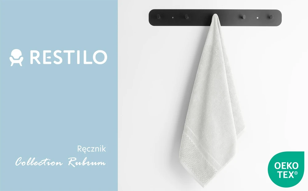 Rankšluostis RUBRUM spalvos baltas stilius klasikinis 50x90 ameliahome