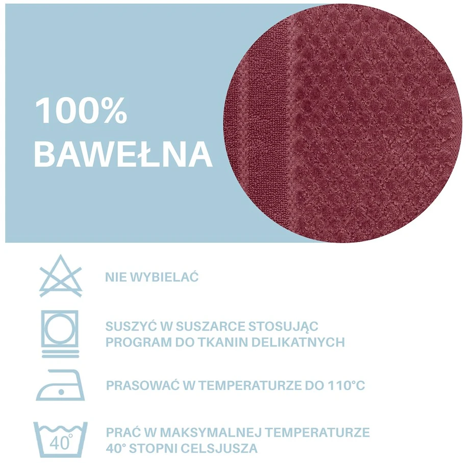 AmeliaHome Rankšluostis 70 × 130 cm, rožinės spalvos AH RUBRUM