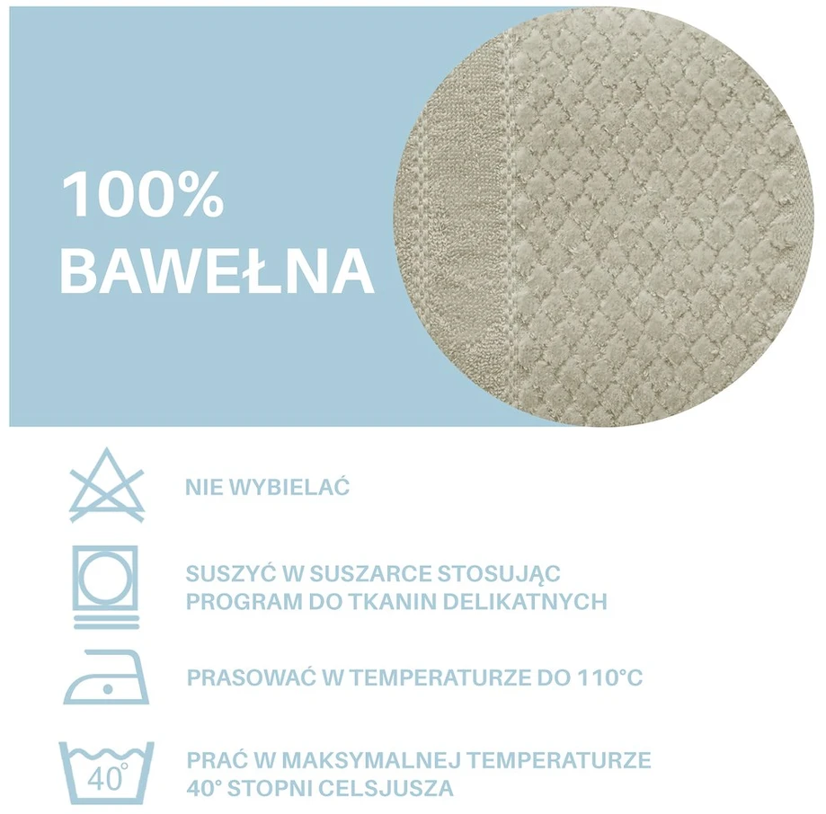 AmeliaHome Rankšluostis AH RUBRUM BEIGE 70x130 cm