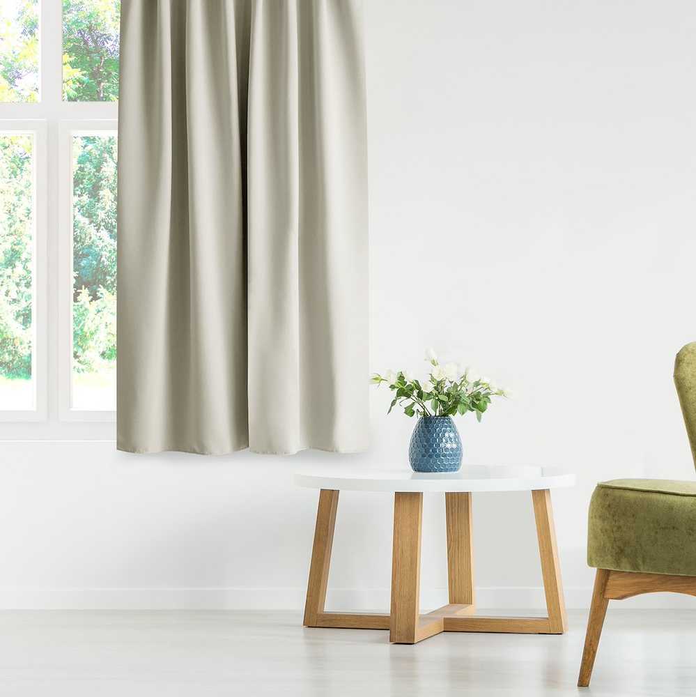 Užuolaida AH BLACKOUT PLEAT CREAM 140X175 1PC