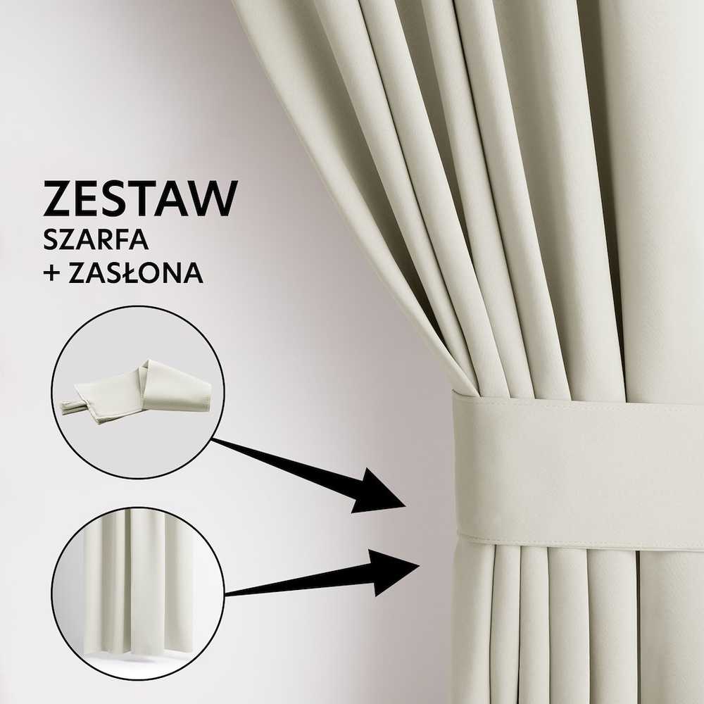 Užuolaida AH BLACKOUT PLEAT CREAM 140X175 1PC