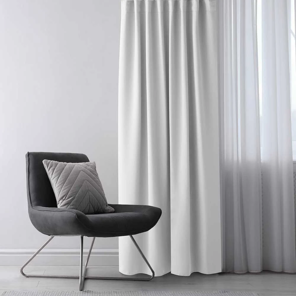 Užuolaida AmeliaHome 140x270 cm, balta, 1 vnt.