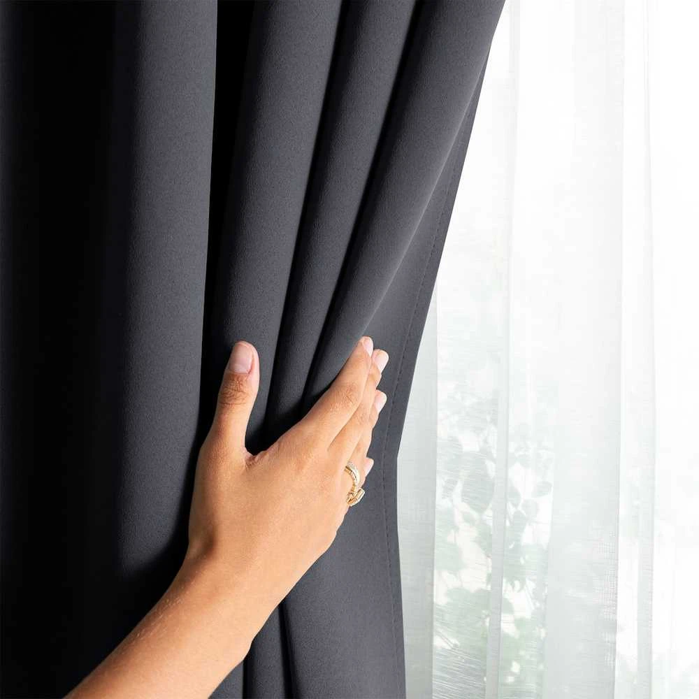Užuolaida AH BLACKOUT PLEAT CHARCOAL 140X175 1PC