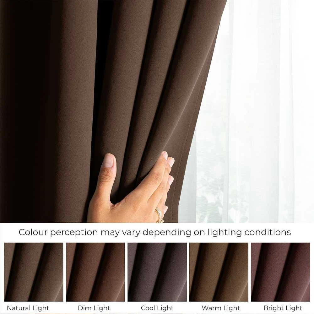 Curtain BLACKOUT color ruda style classic sidabrinis eyelets blackout 140x245 AmeliaHome
