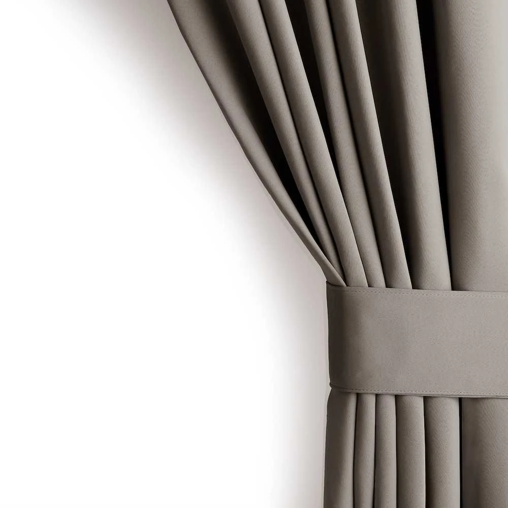 Užuolaida 140×270 cm smėlio spalvos blackout klostė CURT AH