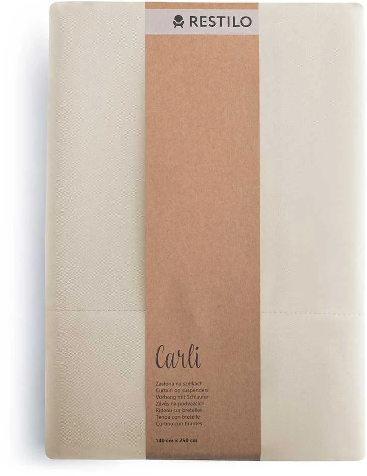 Užuolaida RES OXFORD CARLI EYELETS L.BEIGE 200X270 1PC