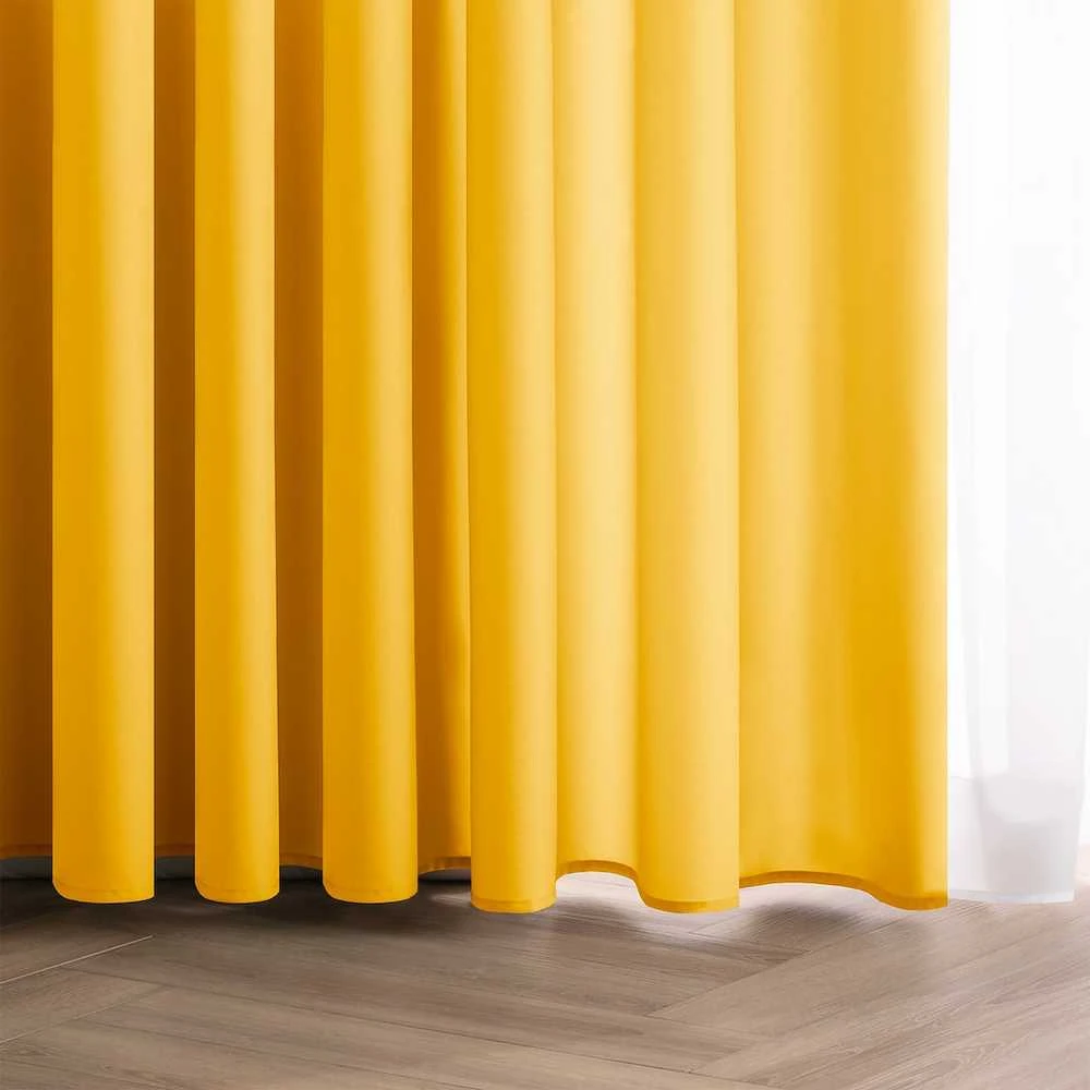 Užuolaida su klostėmis Carli 200x250 cm garstyčių spalvos