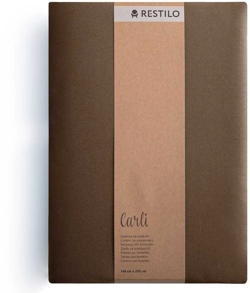 Užuolaida RES OXFORD CARLI EYELETS D.BROWN 200X270 1PC