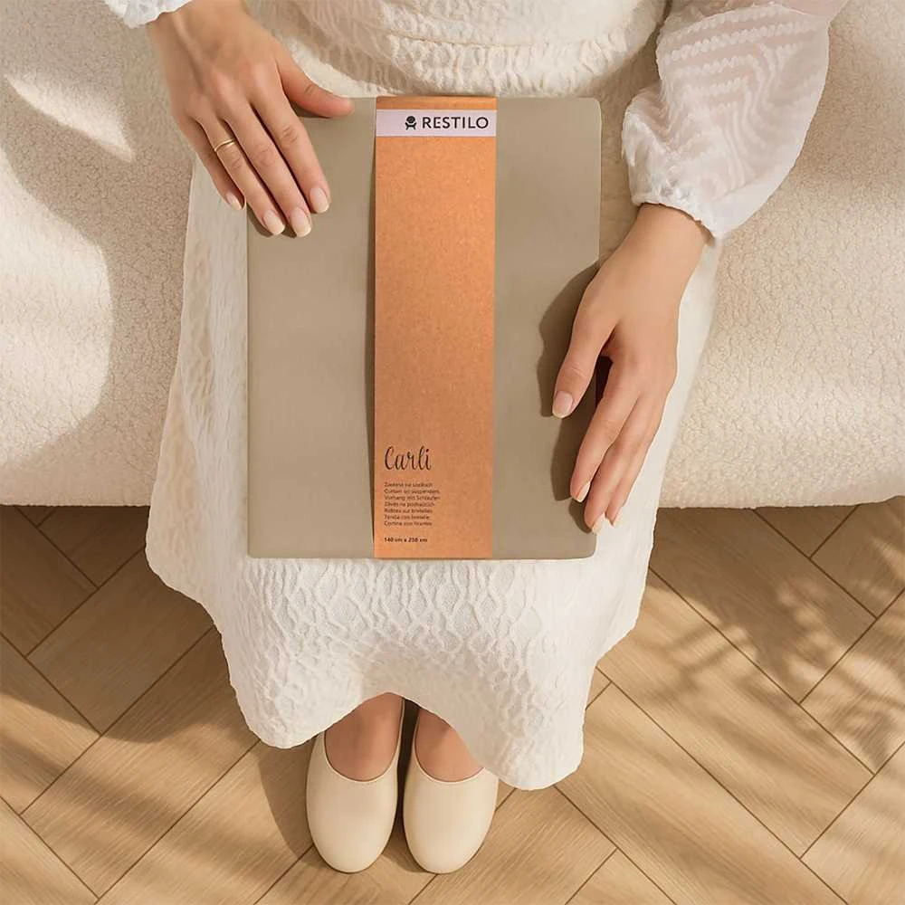 Užuolaida RES OXFORD CARLI EYELETS BEIGE 140X270 1PC