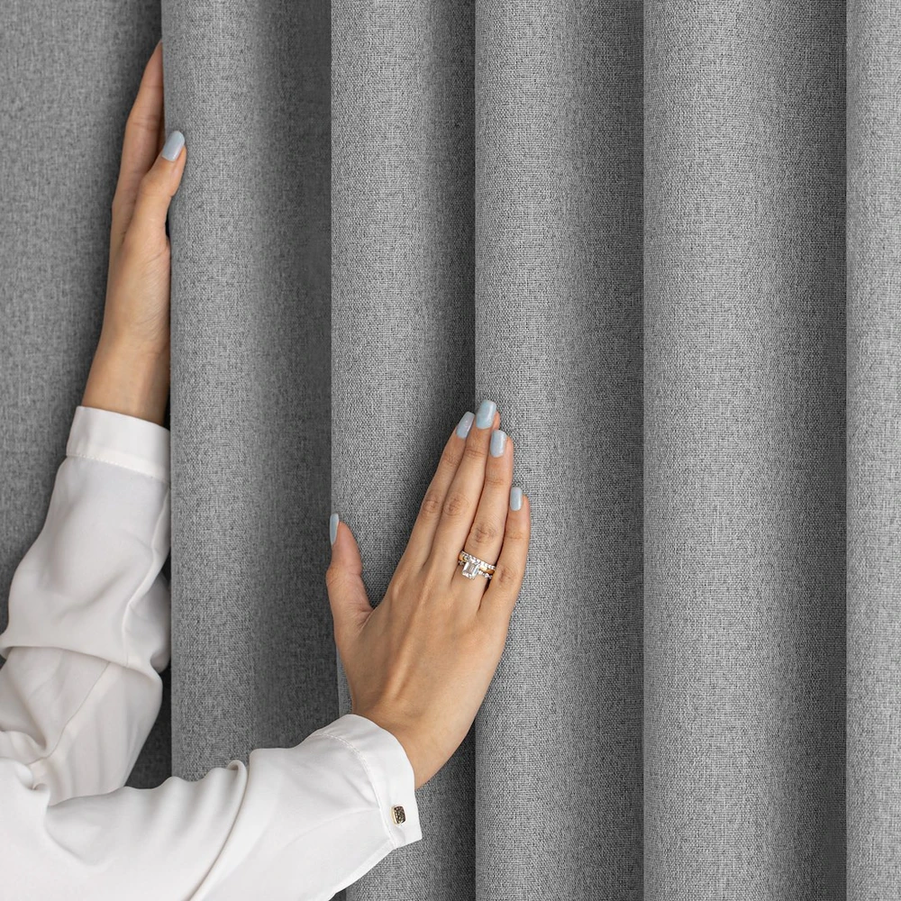 Užuolaida RES BLACKOUTLINEN CORITA PLEAT DARKGREY 140X250 1PC