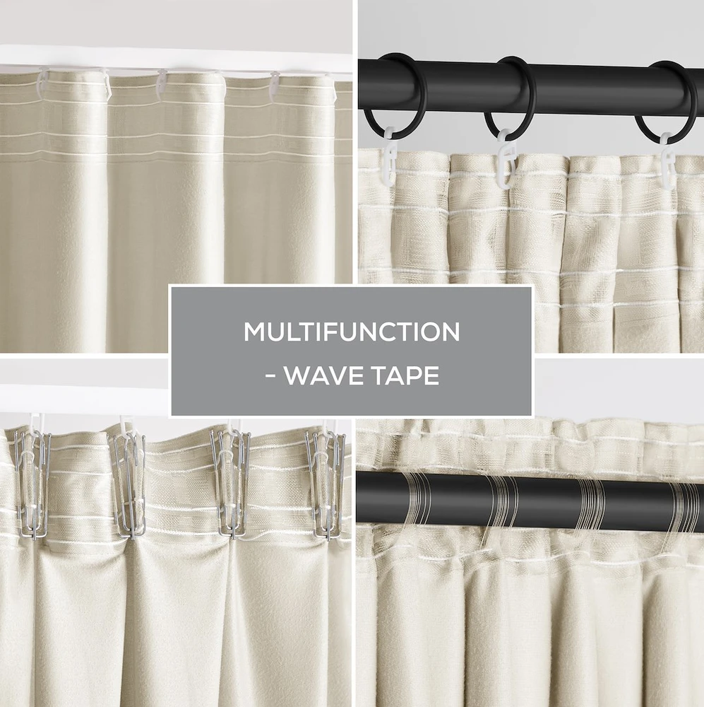 RESTILO VELVET curtain, colour light beige, plain, glamour style, with a tieback, multifunctional header tape, material: velvet, 140 x 160 cm