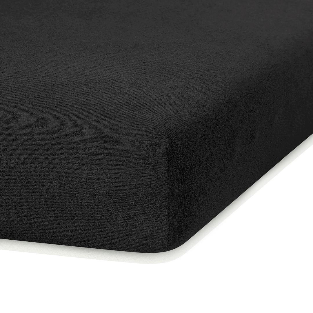AmeliaHome Paklodė su guma 140–160×200+30 juoda AH Ruby