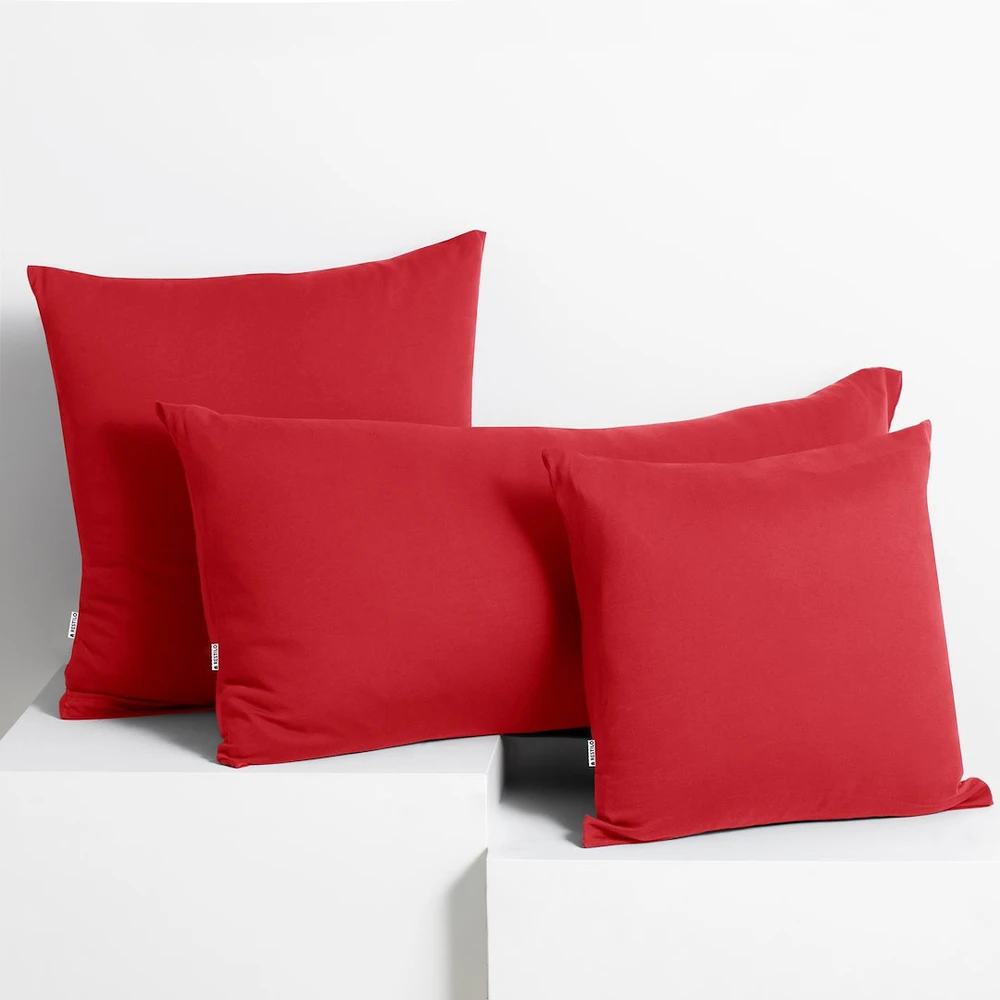 DecoKing Pagalvės užvalkalas raudonas