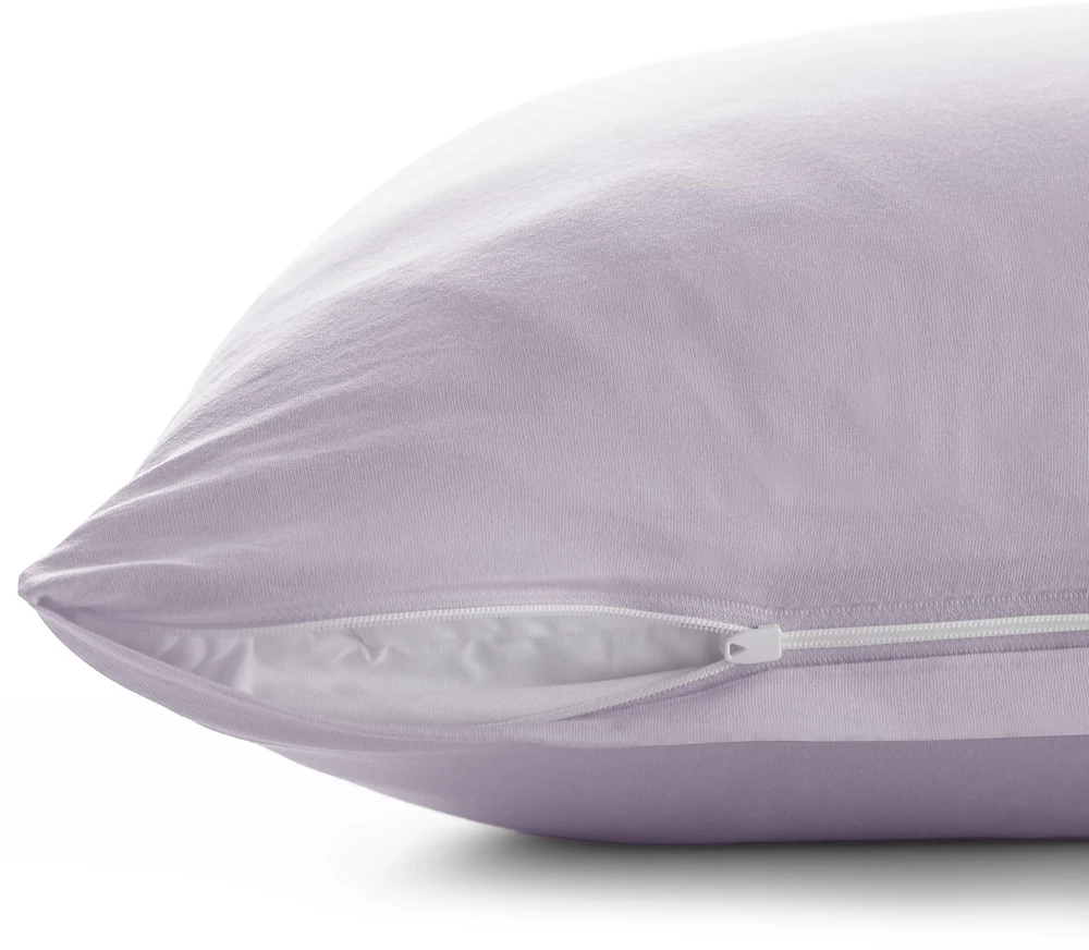 DecoKing Pagalvės užvalkalas 20 × 120 cm violetinės spalvos, 2 vnt