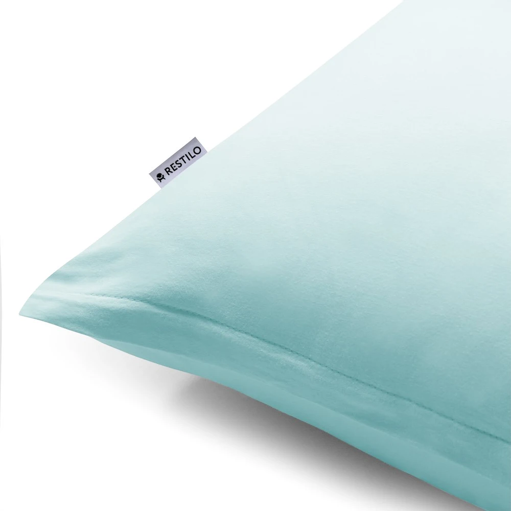 DecoKing Pagalvės užvalkalas 40x80 2 vnt FROZENBLUE
