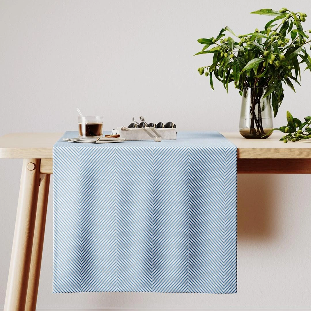 Staltiesė 40 × 140 cm AH VELVET CLEAR DENIM aprašymas - Prekės nuotrauka