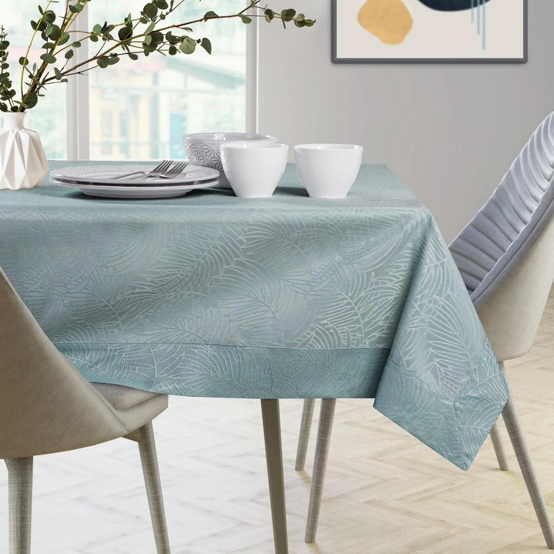 Mėtų spalvos staltiesė GAIA 140×260 AmeliaHome