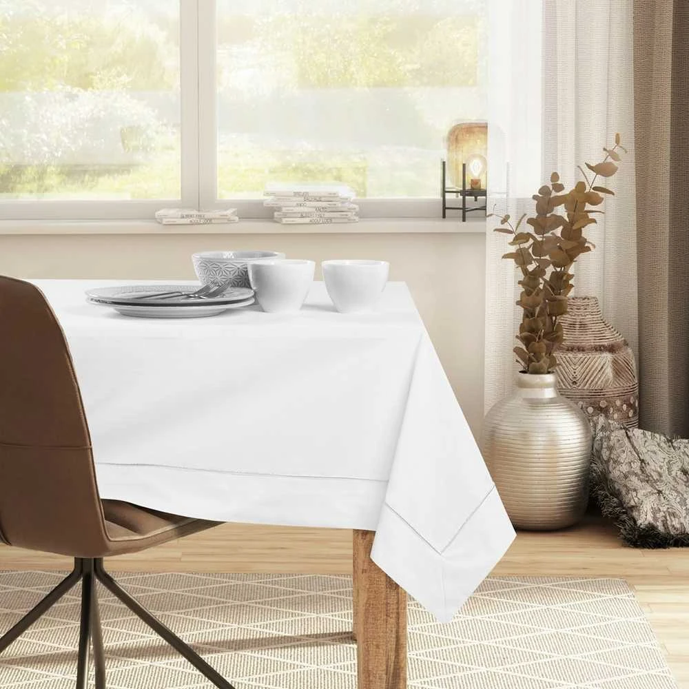 DecoKing Staltiesė 110×240 cm balta