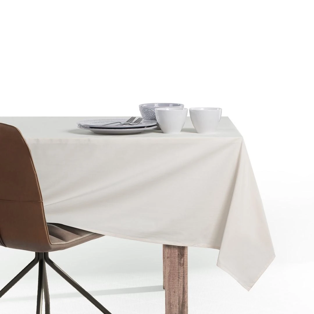 DecoKing Staltiesė 140×400 cm kreminės spalvos DK PURE HMD