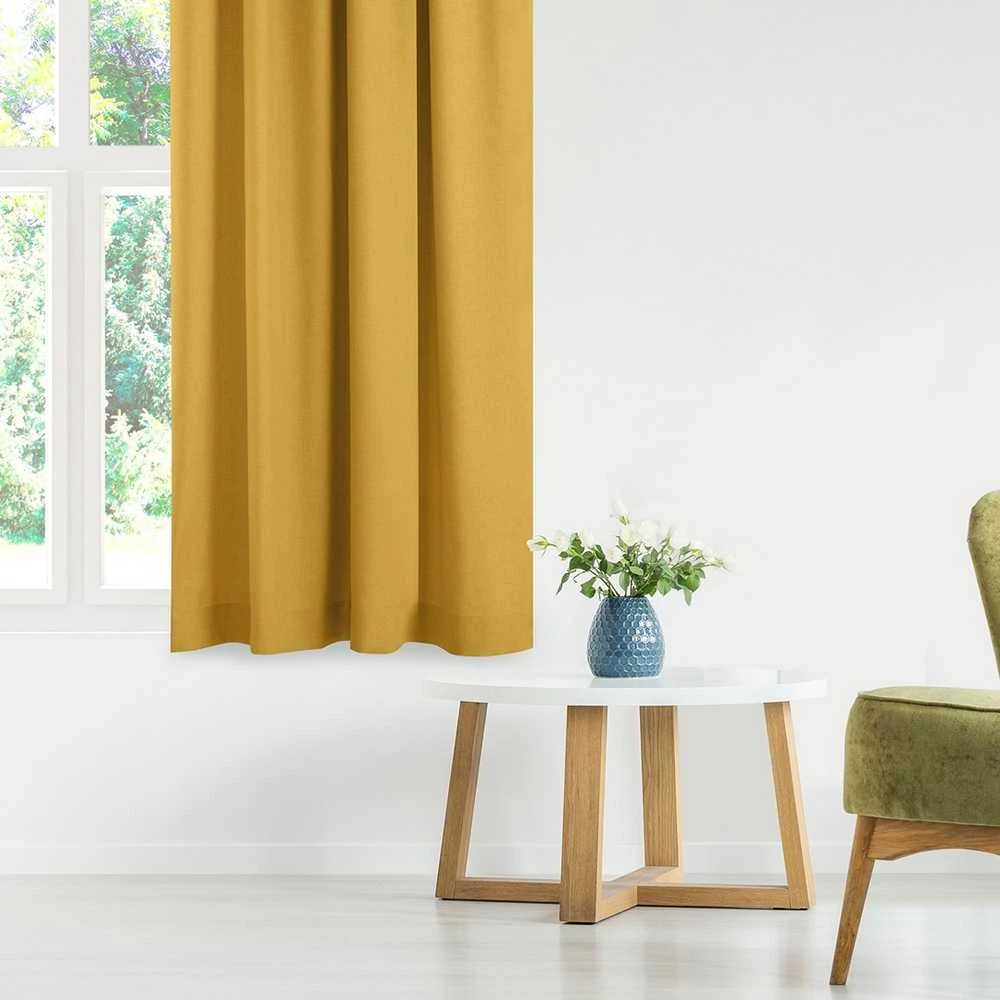 Homede Užuolaida 220×270 cm garstyčių spalvos BRAID FLEX CARMENA