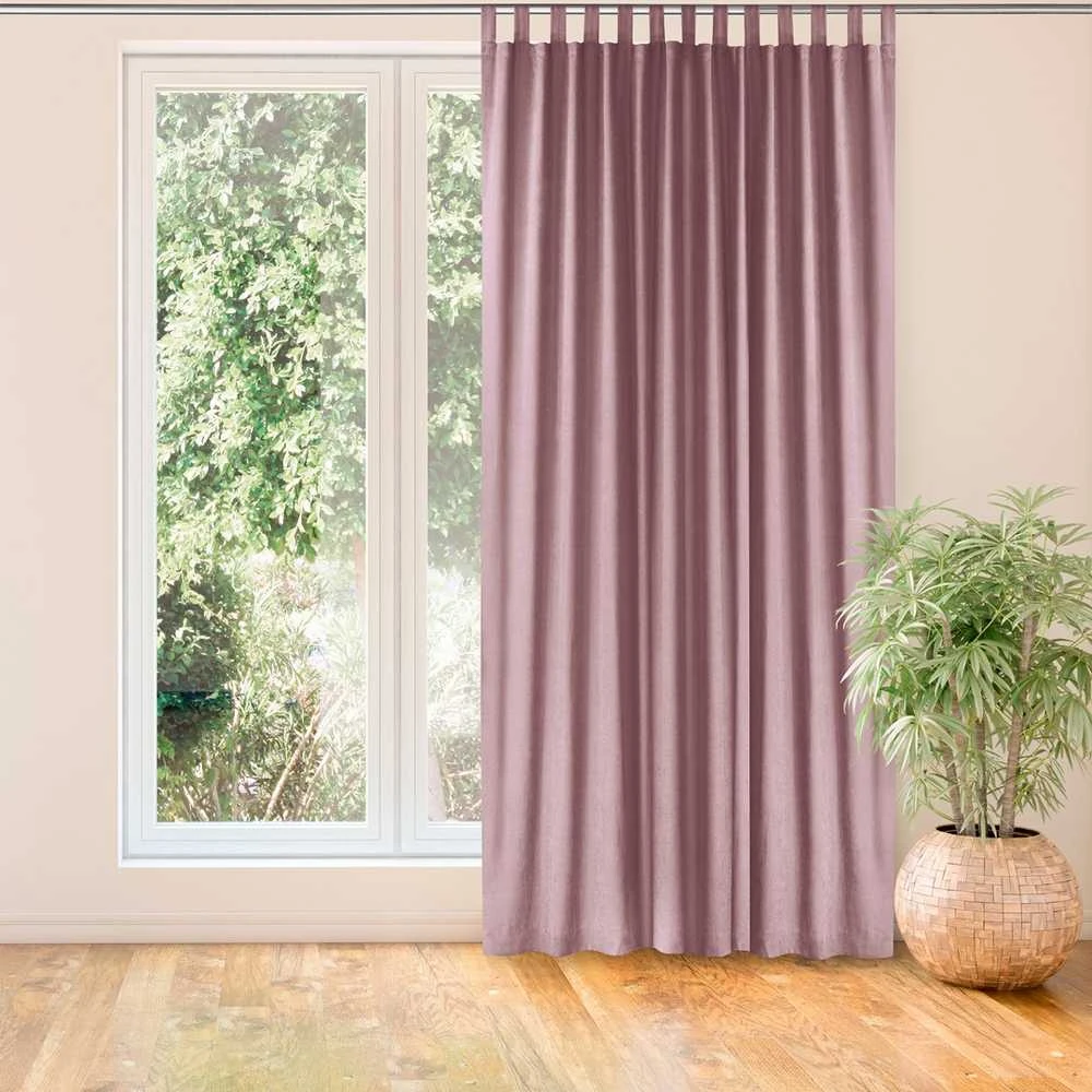 Homede Užuolaidos rožinės 560×175 cm CHENILLE