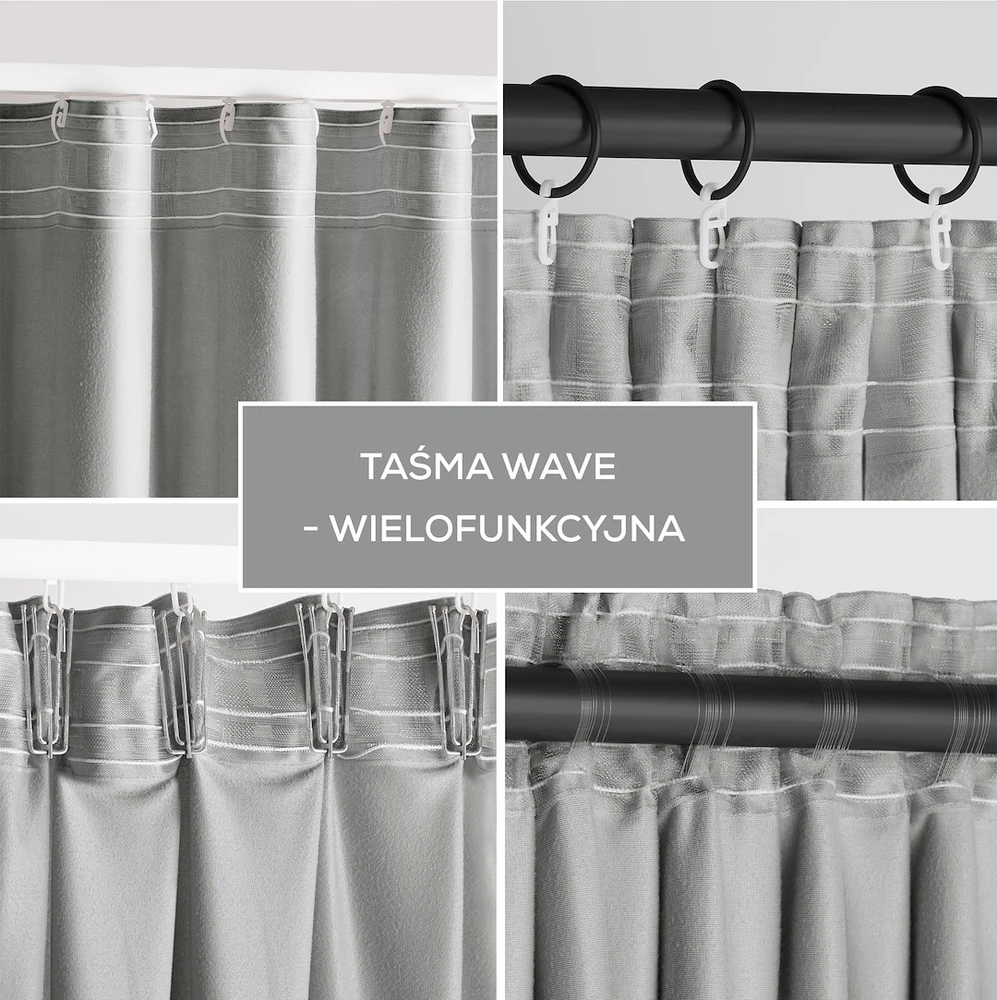 Naktinė užuolaida AmeliaHome VELVET 140X245 cm, 1 vnt., juosta/kabliukai, spalva: sidabrinė