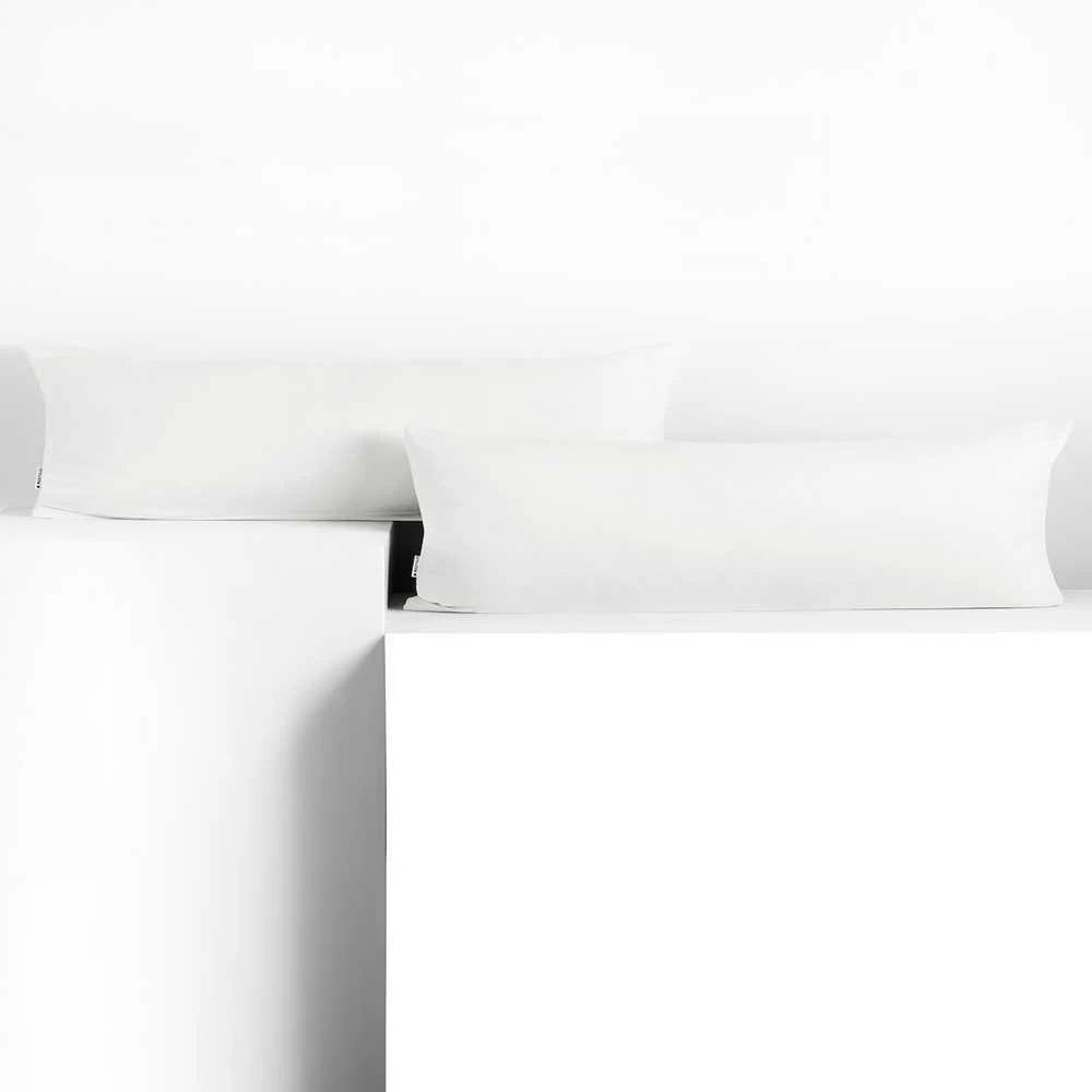 DecoKing Pagalvės užvalkalas 20 × 120 cm, balta, 2 vnt.