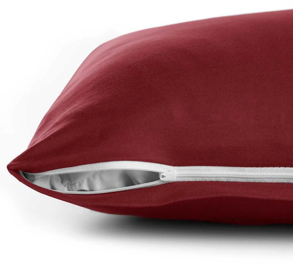 DecoKing Pagalvių užvalkalai 40 x 80 cm, bordo (2 vnt.)