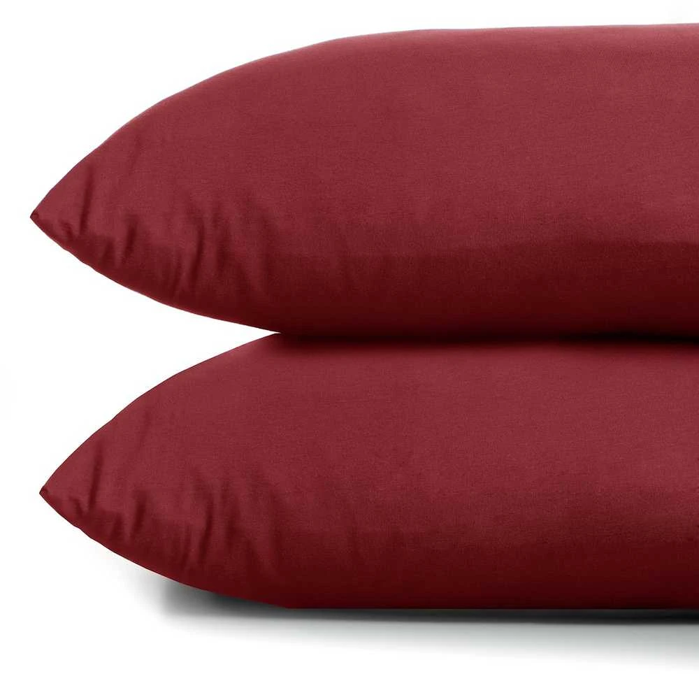 DecoKing Pagalvių užvalkalai 40 x 80 cm, bordo (2 vnt.)