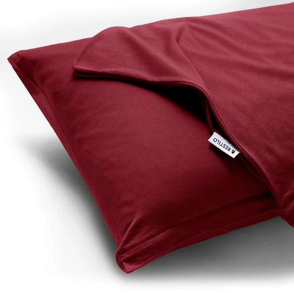DecoKing Pagalvių užvalkalai 40 x 80 cm, bordo (2 vnt.)