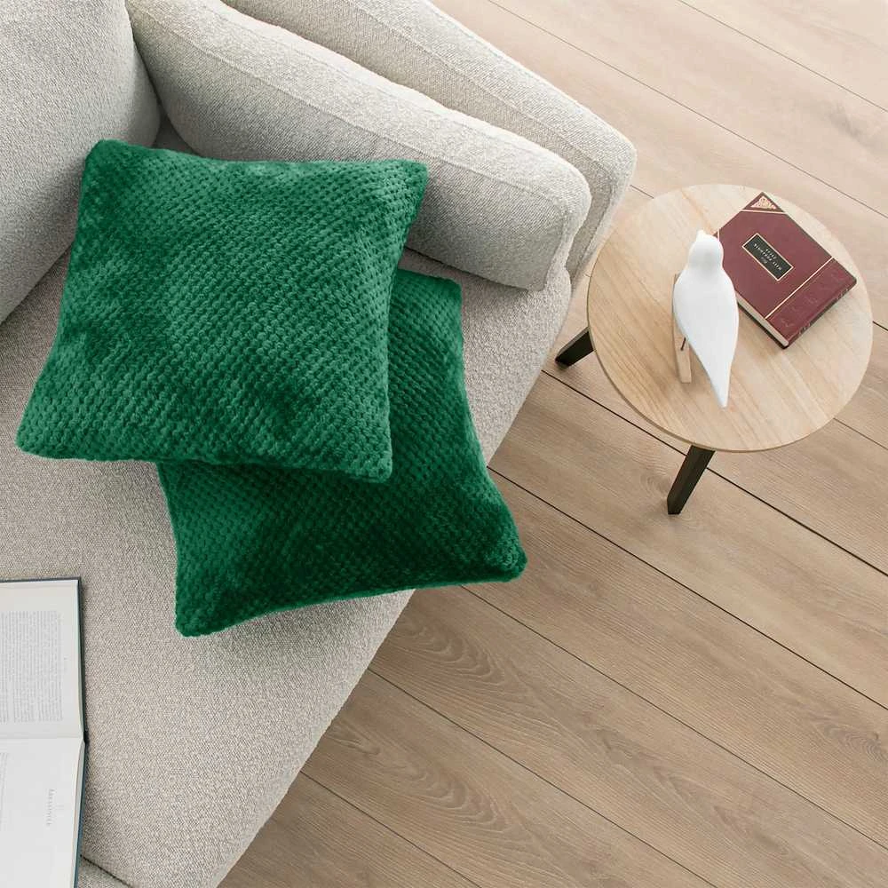 DecoKing Pagalvės užvalkalas 45×45 cm tamsiai žalia HENRY
