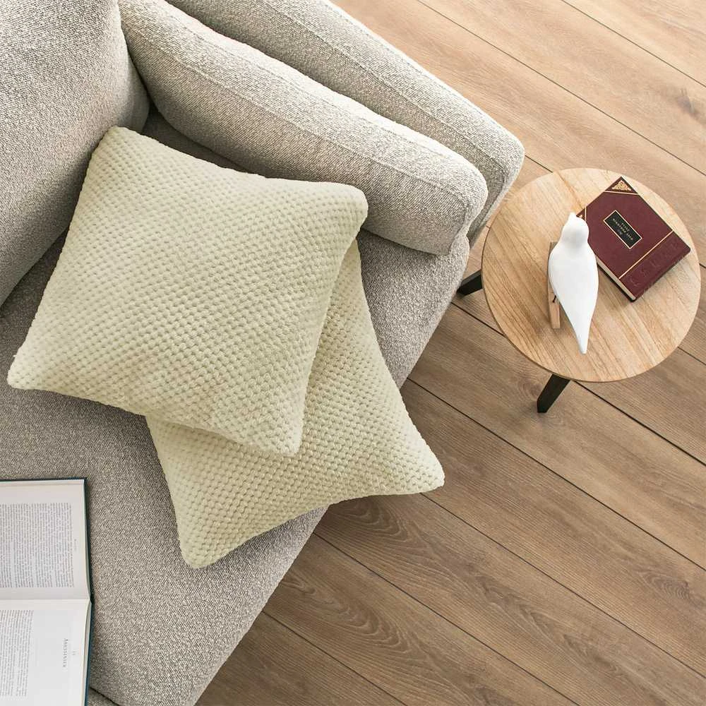 DecoKing Pagalvės užvalkalas 45×45 cm kreminės spalvos HENRY