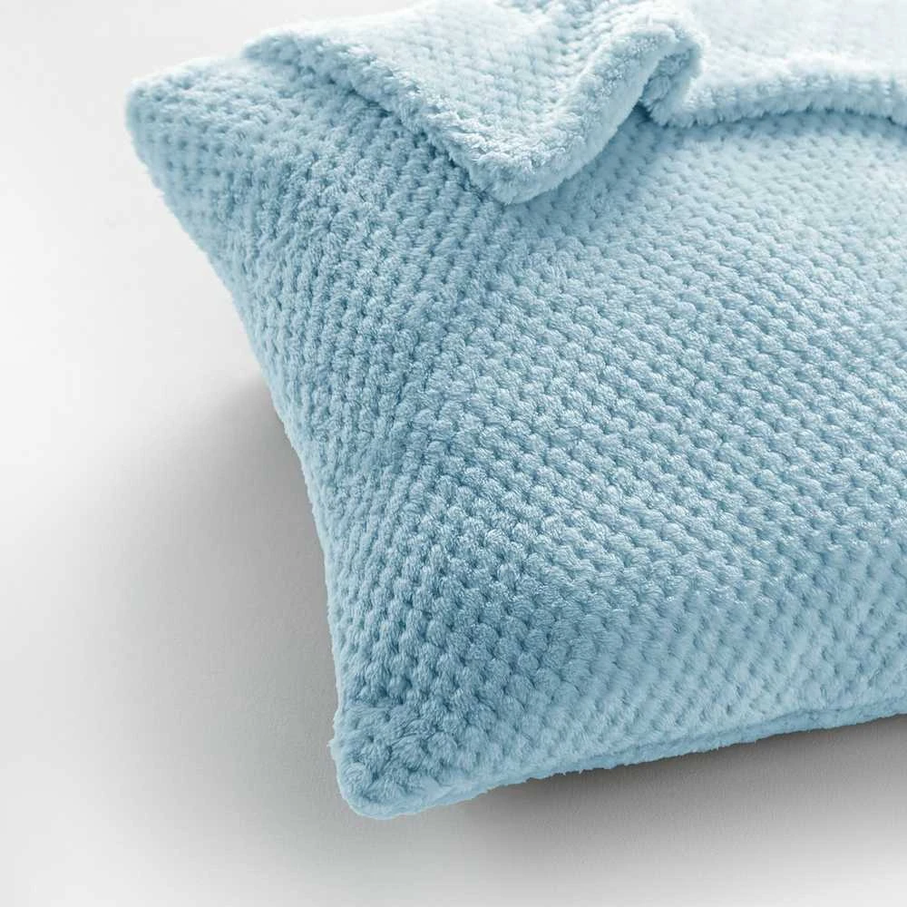 DecoKing Pagalvės užvalkalas 45×45 cm šviesiai mėlynas HENRY