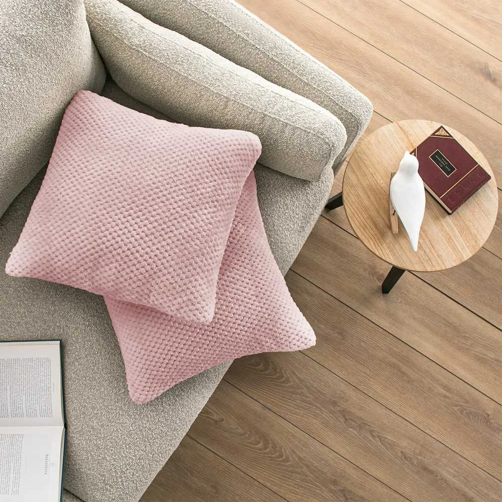 DecoKing Pagalvės užvalkalas 45×45 cm pudrinė rožinė HENRY