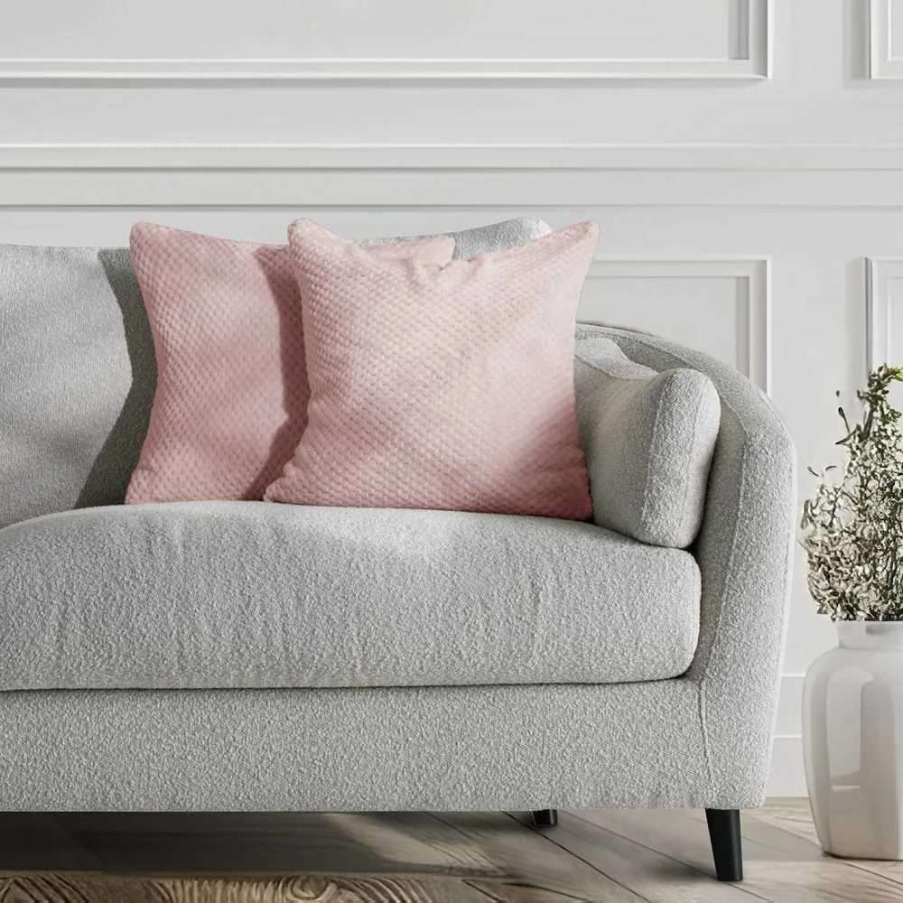 DecoKing Pagalvės užvalkalas 45×45 cm pudrinė rožinė HENRY