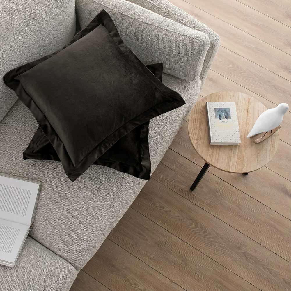 AmeliaHome Pagalvių užvalkalai aksominiai 45×45 tamsiai rudi