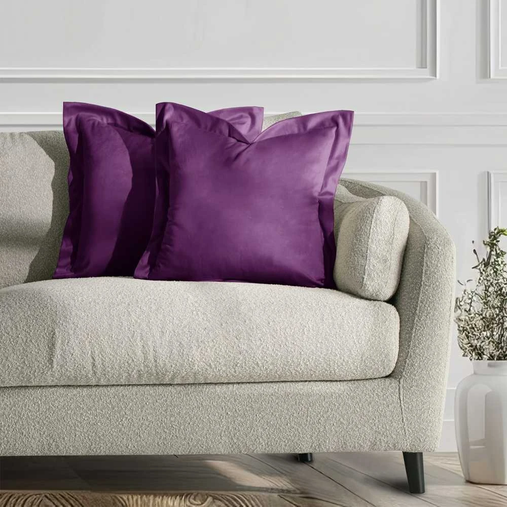 Plum Pagalvės užvalkalas aksomas bordo 45×45 cm 2 vnt AH