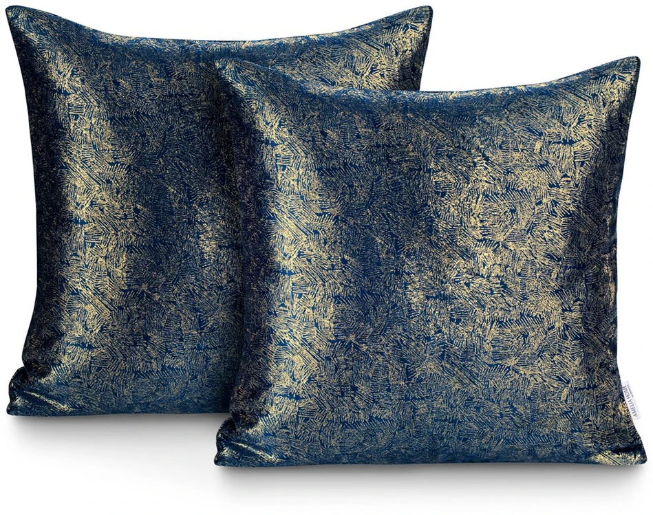 Pagalvėlės užvalkalas Veras AmeliaHome 45 × 45 cm, tamsiai mėlynas, 2 vnt.