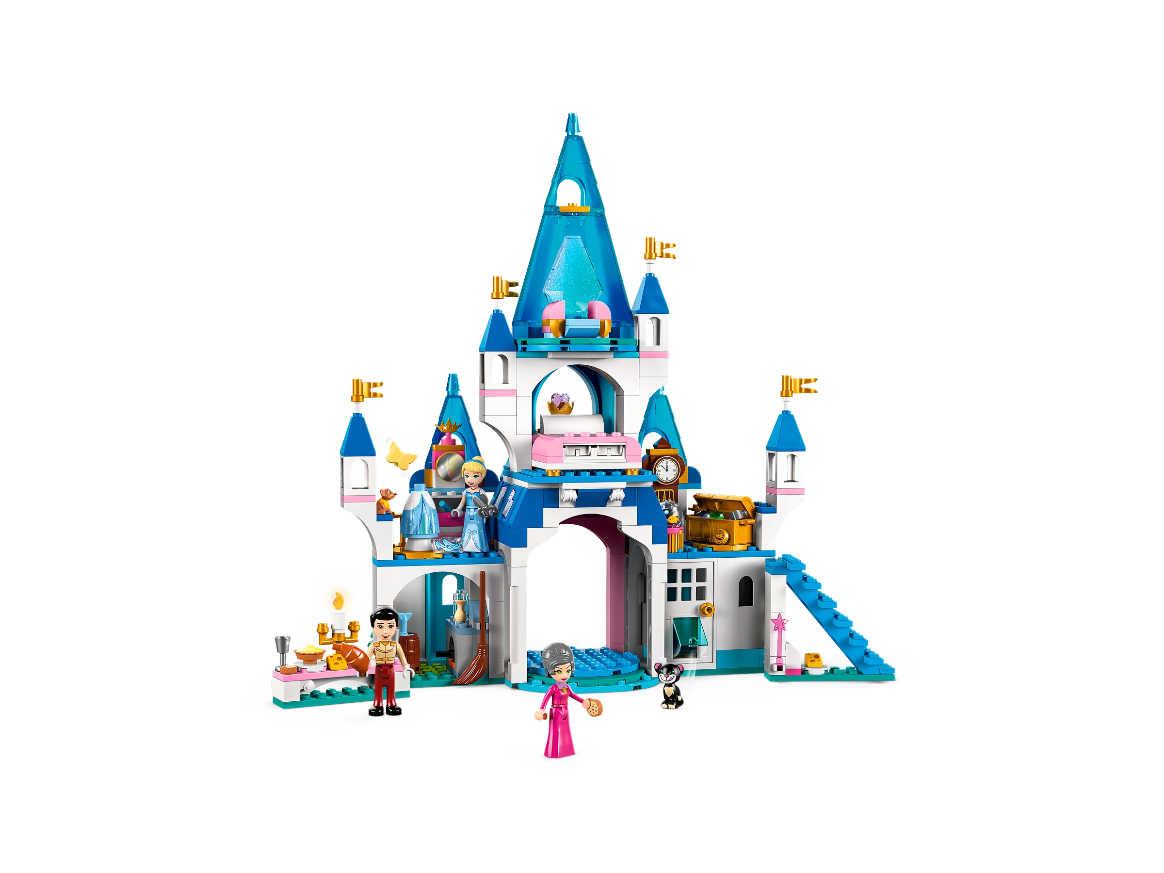 LEGO® ǀ Disney Pelenės ir Žavingojo princo pilis 43206 konstravimo rinkinys (365 dalys) 43206