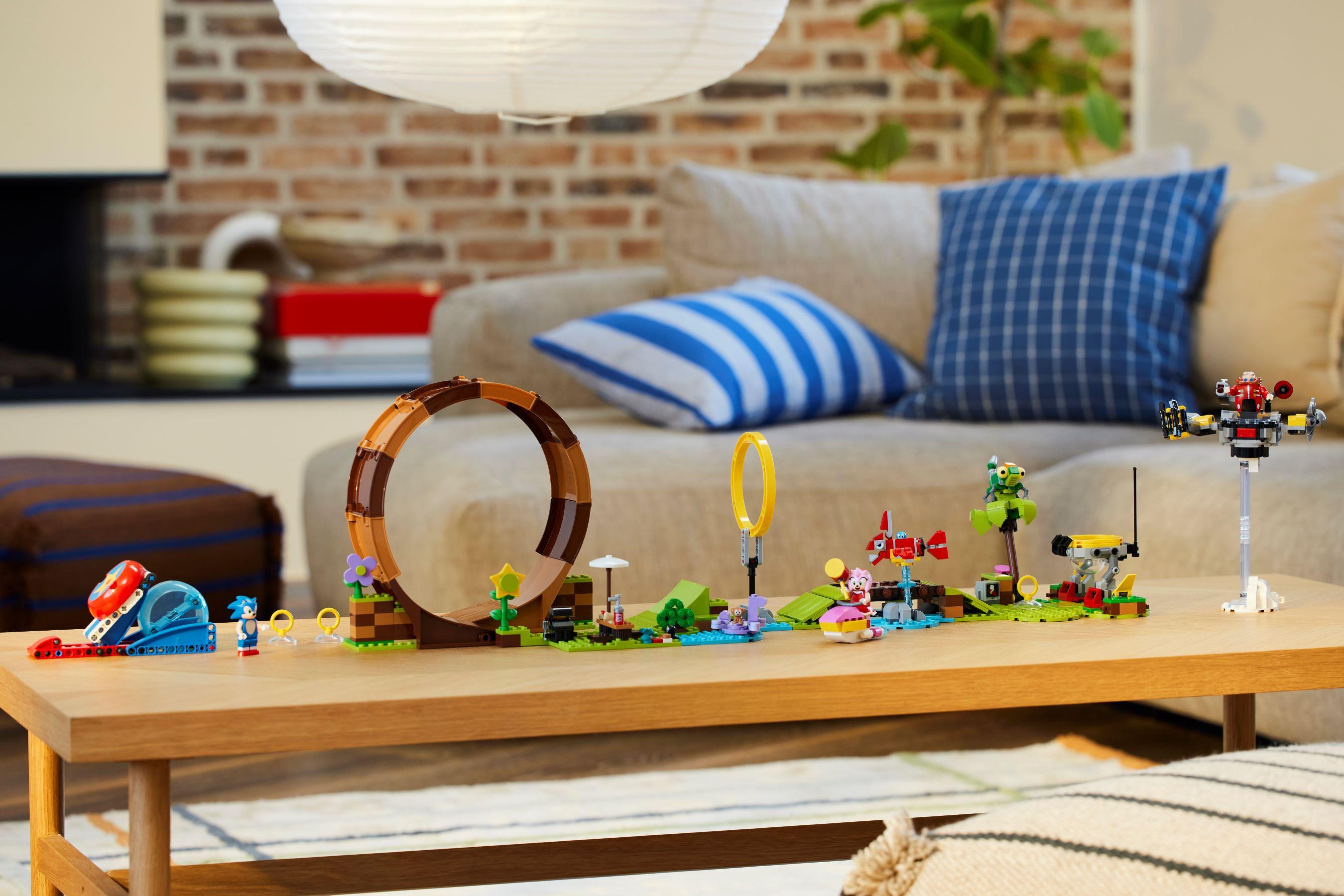 LEGO® Sonic the Hedgehog Žaliojo kalno zonos kilpos iššūkis (76994)