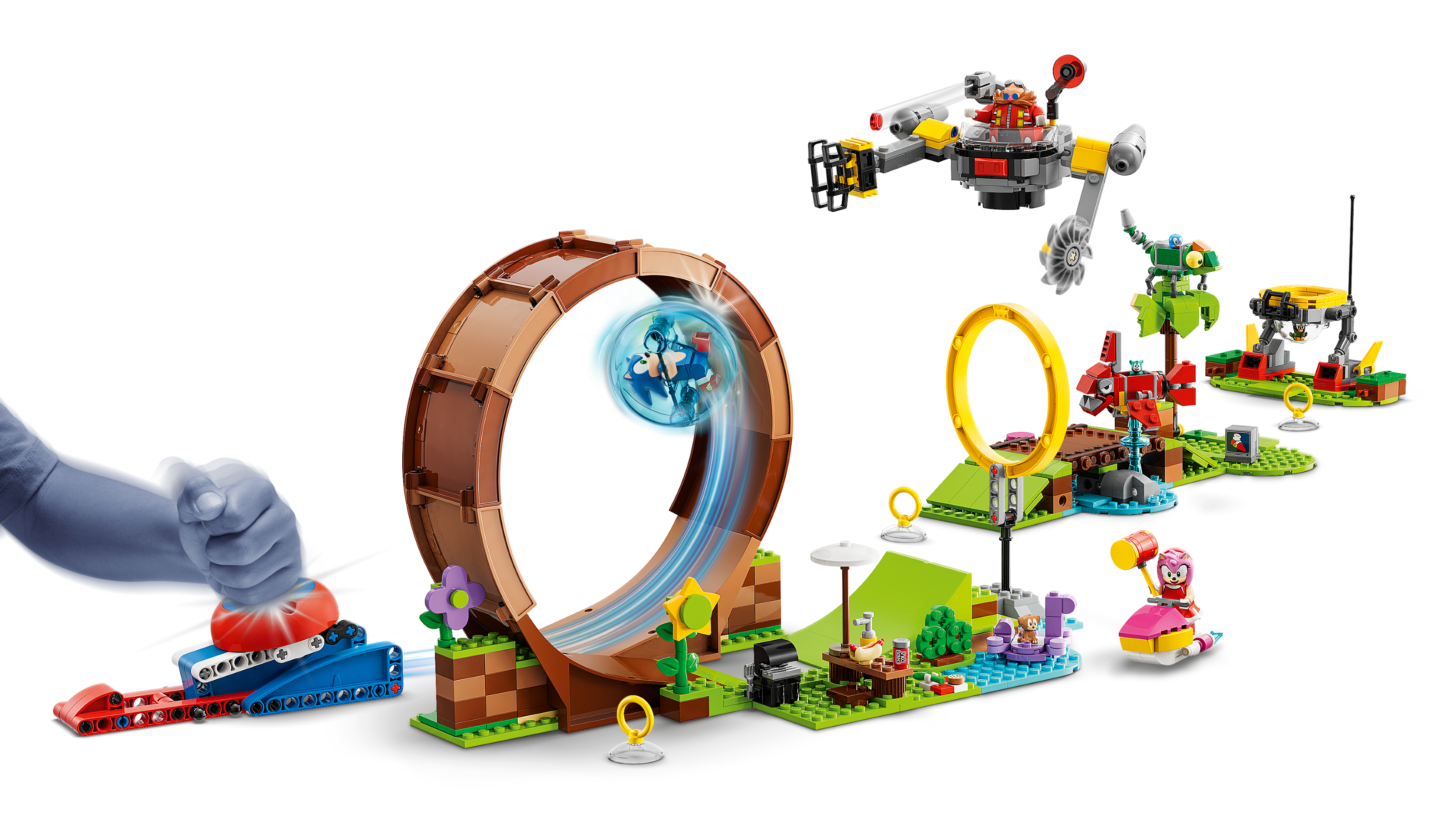 LEGO® Sonic the Hedgehog Žaliojo kalno zonos kilpos iššūkis (76994)