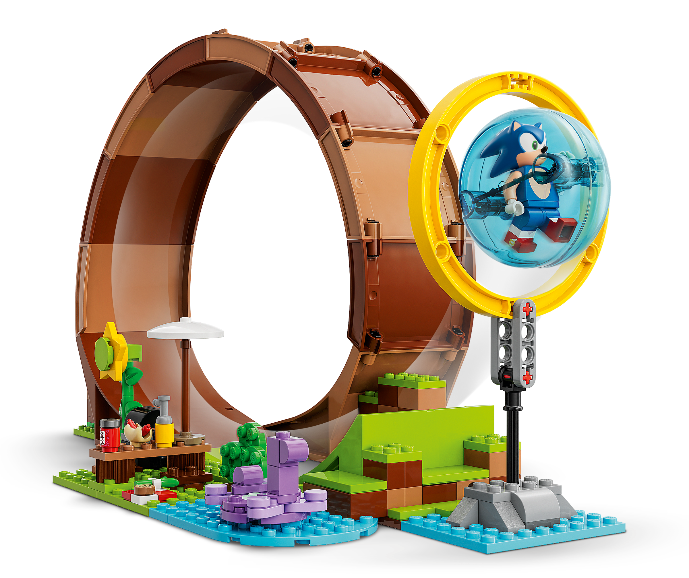 LEGO® Sonic the Hedgehog Žaliojo kalno zonos kilpos iššūkis (76994)