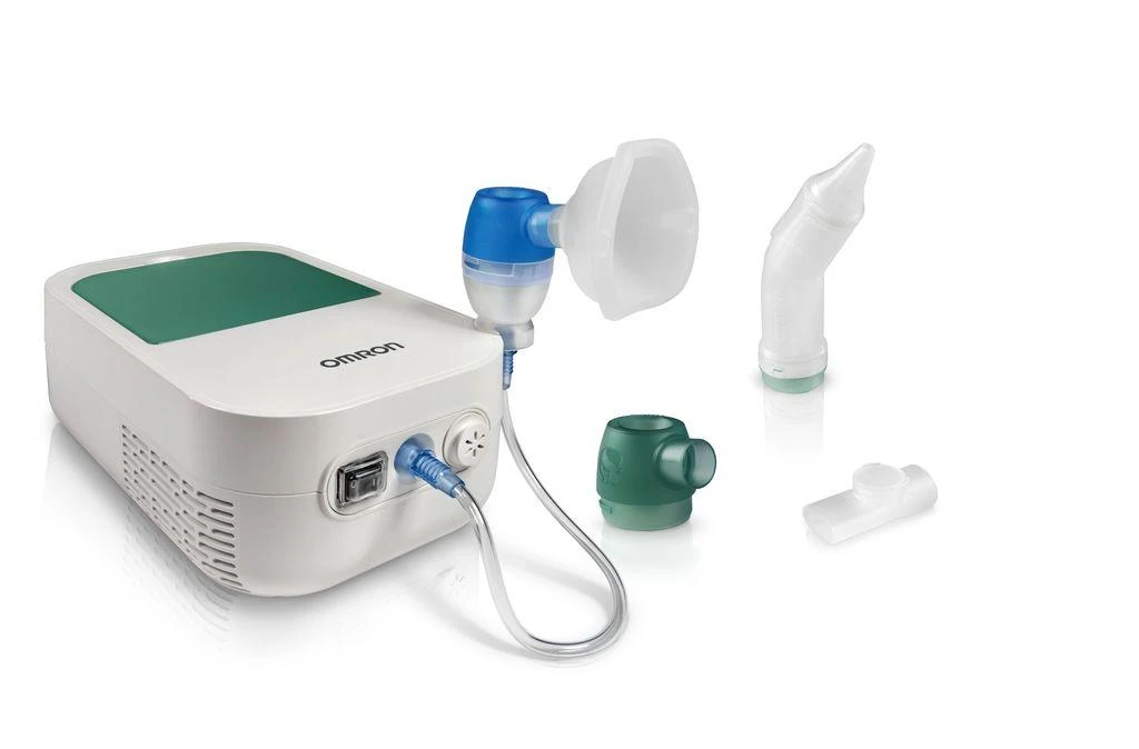 Omron inhaliatorius C301 DuoBaby 2in1 kompresorinis+nosies aspiratorius (specialiai kūdikiams)