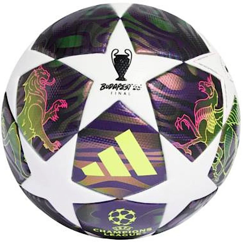 Futbolo kamuolys adidas UCL 25/26 Final League Box violetinė-balta JX9101 (4)