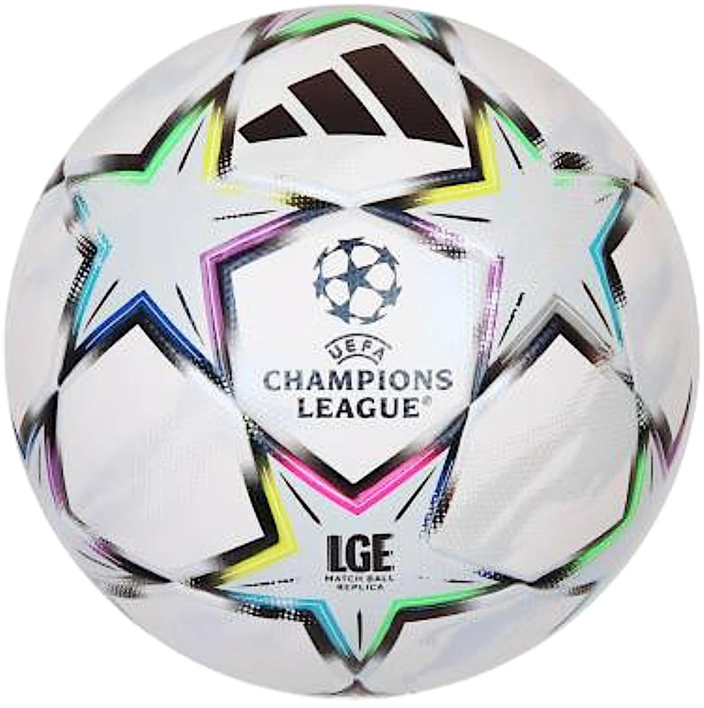 Futbolo kamuolys adidas UCL League 26/27 League Stage Box balta ir-mėlyna-rožinė-žalia KE9771 (4)